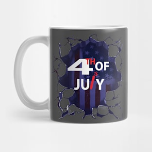 4th of July - Independence Day T-Shirt Mug